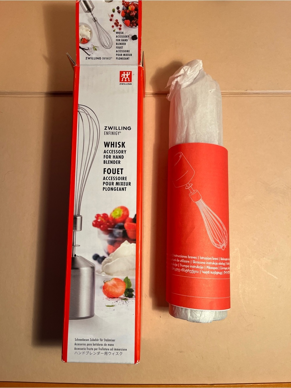 Zwilling Enfinigy Whisk Accessoryfor hand blender - New in Box